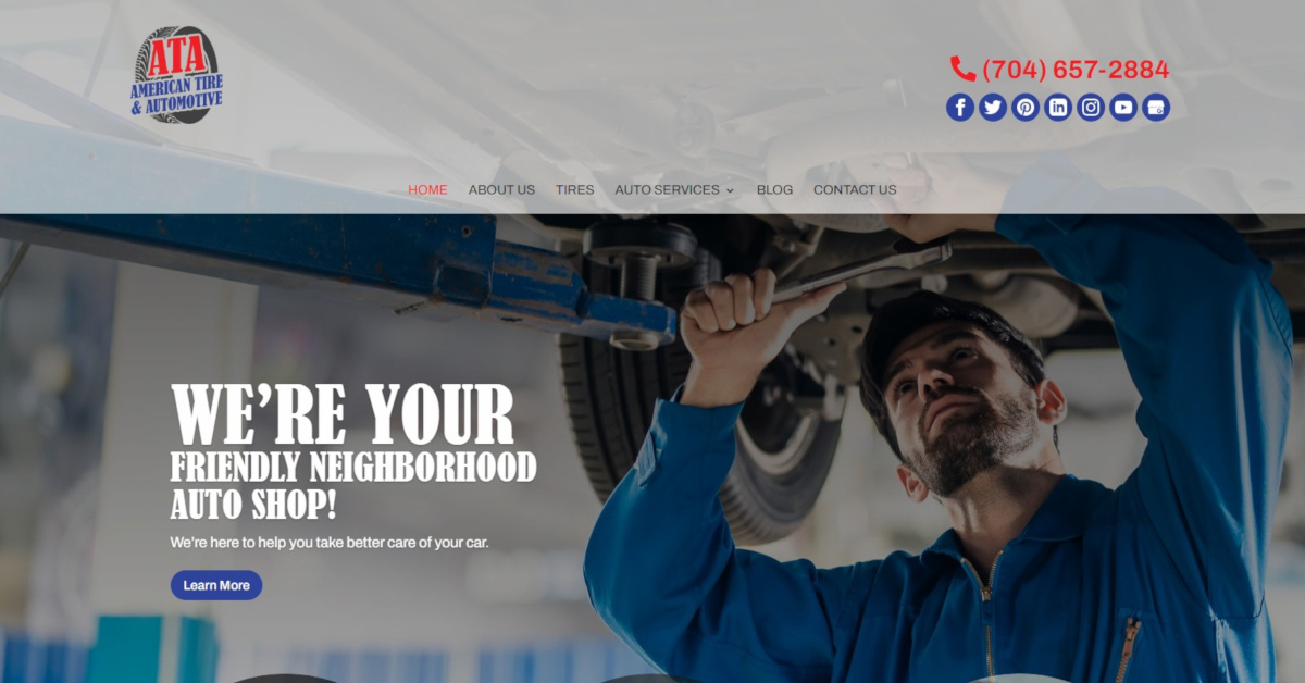 Our New site is Live! American Tire & Automotive